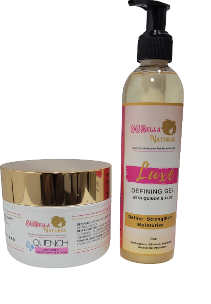 Wash and Go Styling Combo Includes (Leave-in Conditioner & Gel)